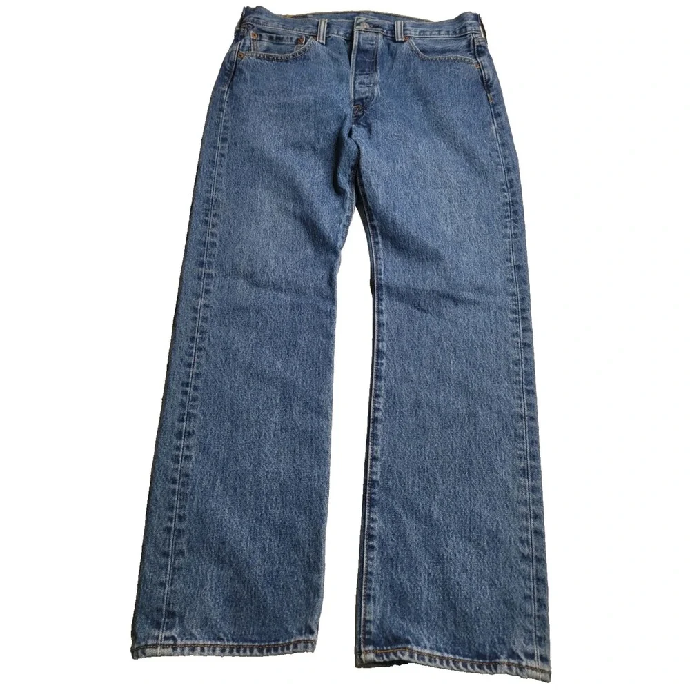 Levi's 501 Button Fly Denim Jeans Men's 33x30 100%‎ Cotton Classic